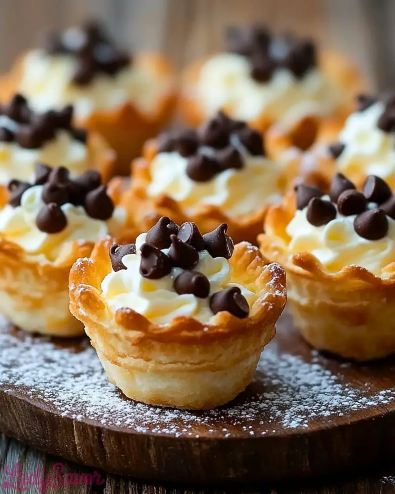 Mini Cannoli Cups Mini Cannoli Cups