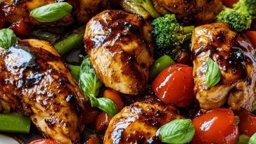 One Pan Balsamic Chicken
