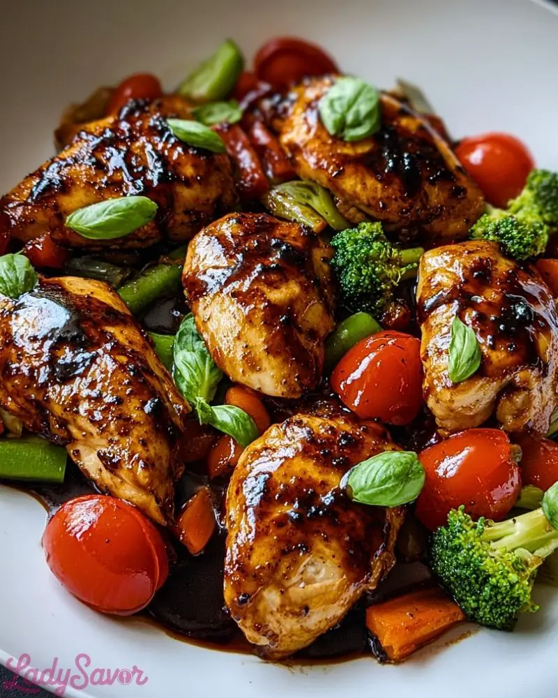 One Pan Balsamic Chicken One Pan Balsamic Chicken