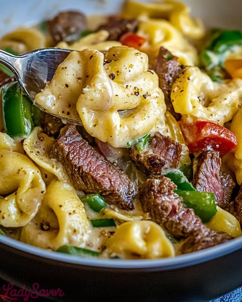Philly Cheesesteak Tortellini Philly Cheesesteak Tortellini2