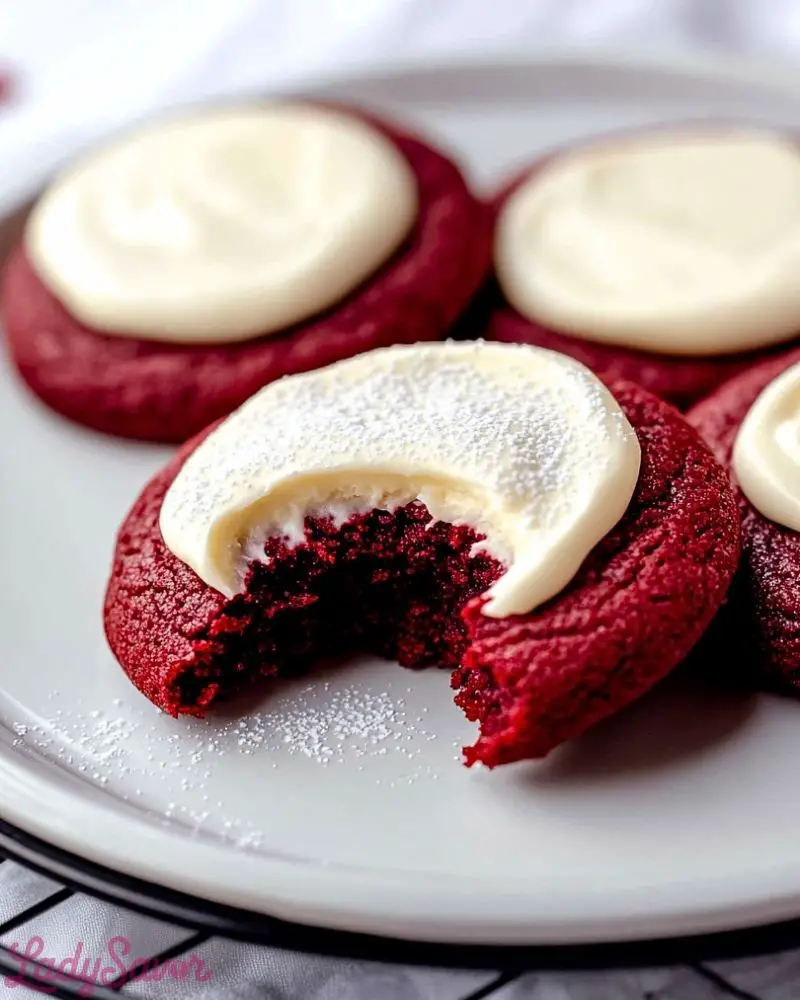 Red Velvet Cookies with Cream Cheese Frosting2