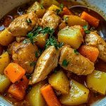 Rustic Chicken & Potato Stew with Carrot & Herbs Rustic Chicken Potato Stew with Carrot Herbs2