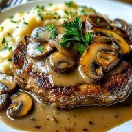 Salisbury Steak with Mushroom Gravy