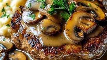 Salisbury Steak with Mushroom Gravy