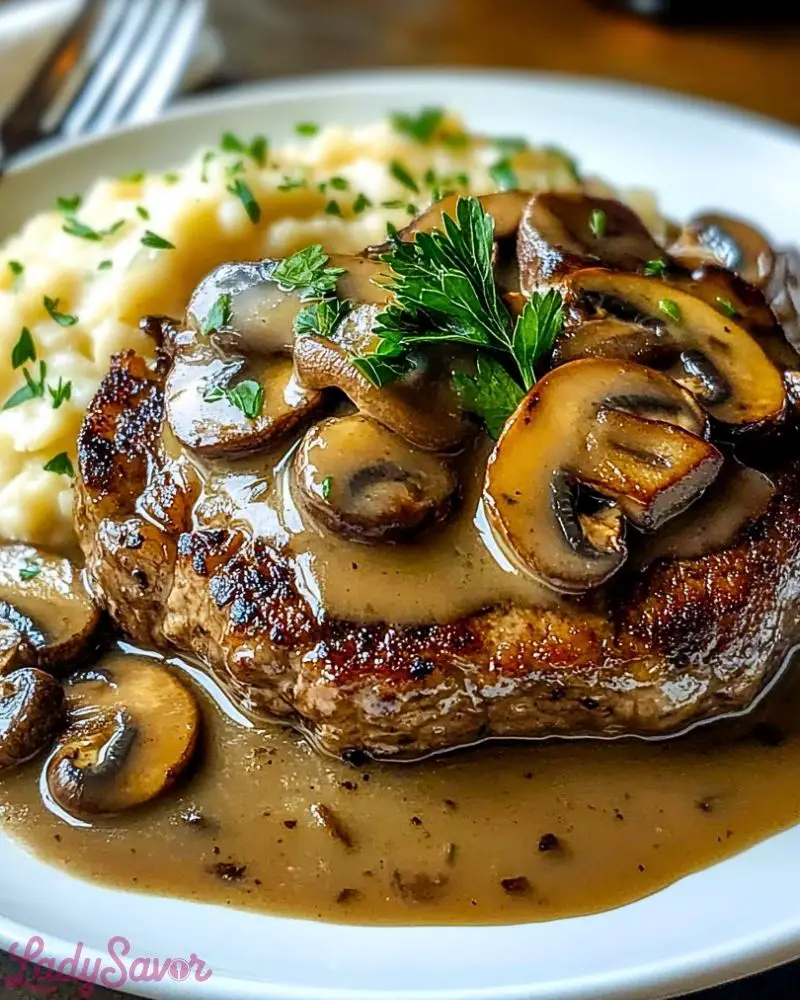 Salisbury Steak with Mushroom Gravy Salisbury Steak with Mushroom Gravy