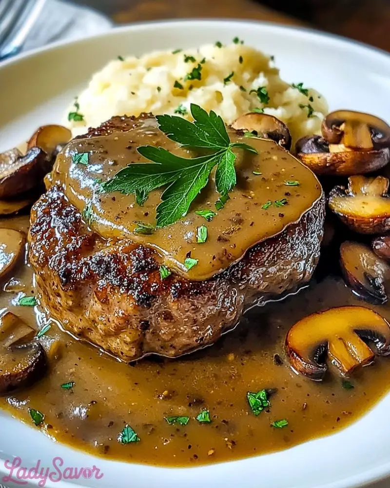 Salisbury Steak with Mushroom Gravy Salisbury Steak with Mushroom Gravy2
