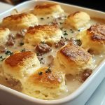 Sausage-Loaded Biscuit Gravy Bake Sausage Loaded Biscuit Gravy Bake