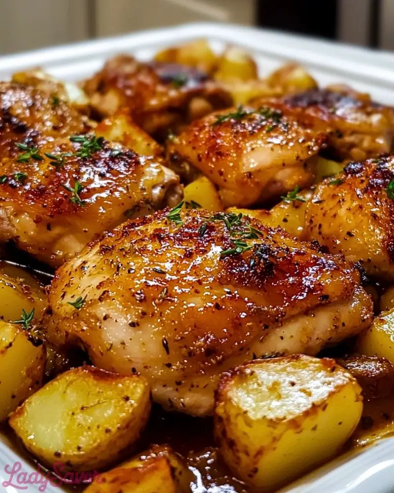 Sheet Pan Chicken and Potatoes Sheet Pan Chicken and Potatoes