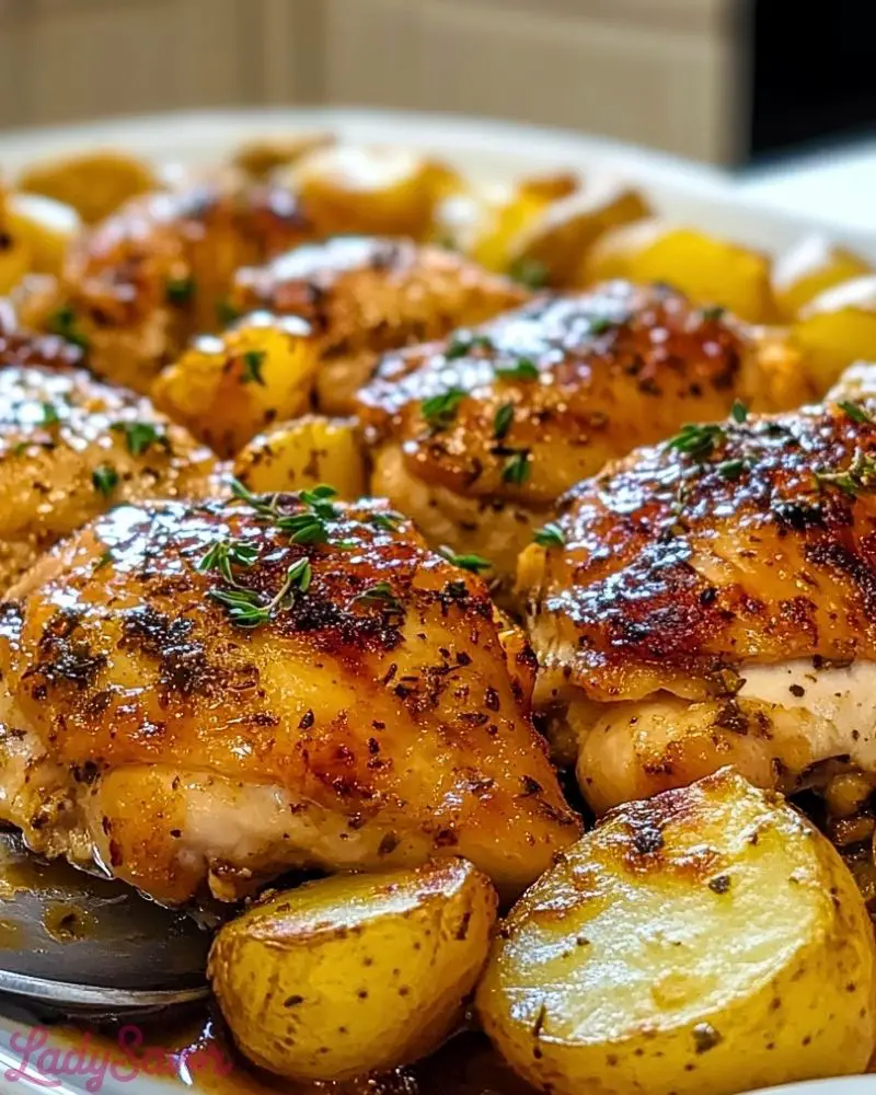 Sheet Pan Chicken and Potatoes Sheet Pan Chicken and Potatoes2