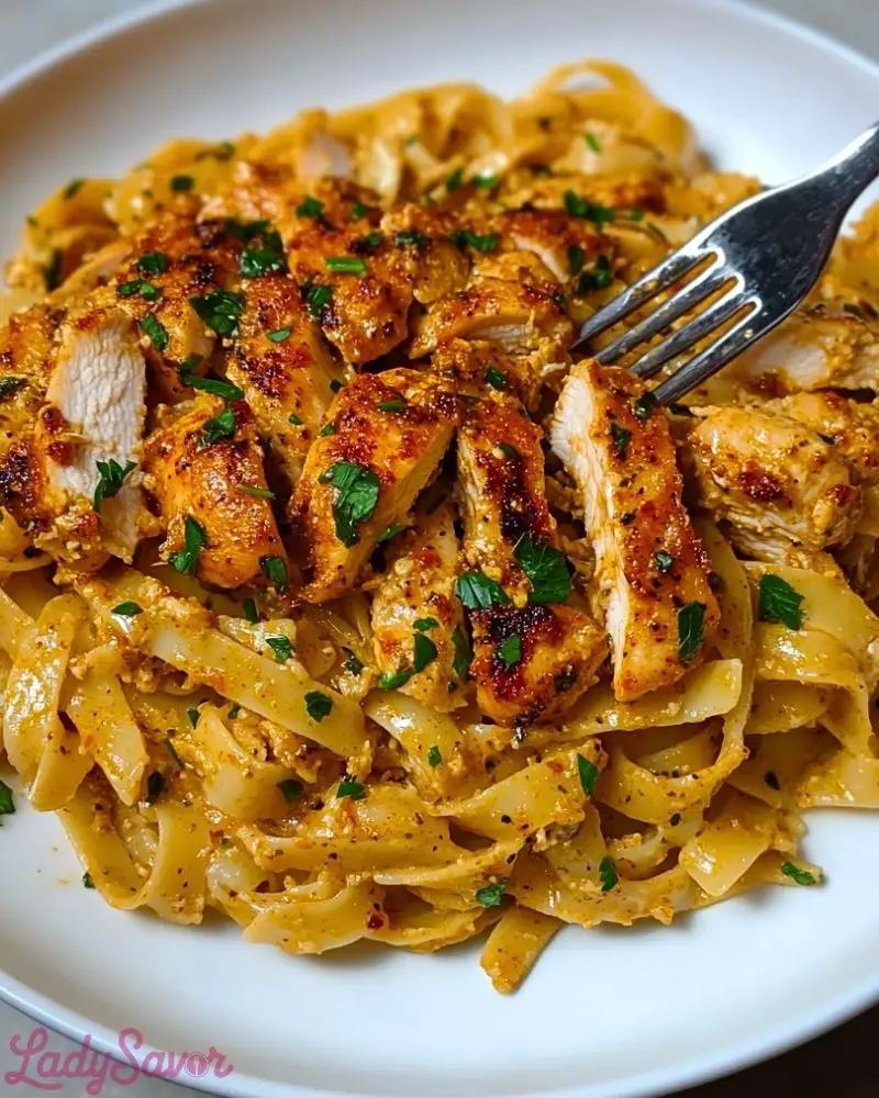Spicy Cajun Chicken Fettuccine Spicy Cajun Chicken Fettuccine2
