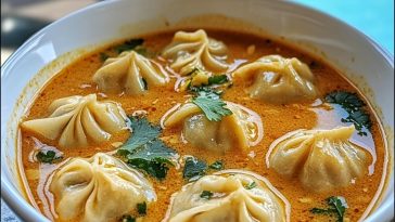 Spicy Red Curry Wonton Soup