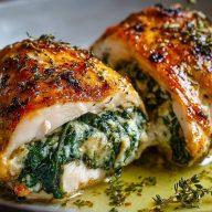 Spinach Stuffed Chicken