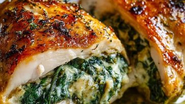 Spinach Stuffed Chicken