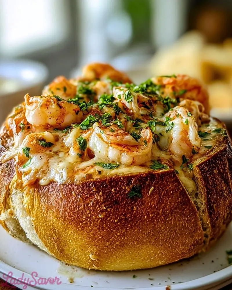 Stuffed Seafood Bread Bowl