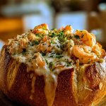 Stuffed Seafood Bread Bowl2