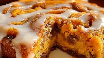 Sweet Potato Cinnamon Roll Cake