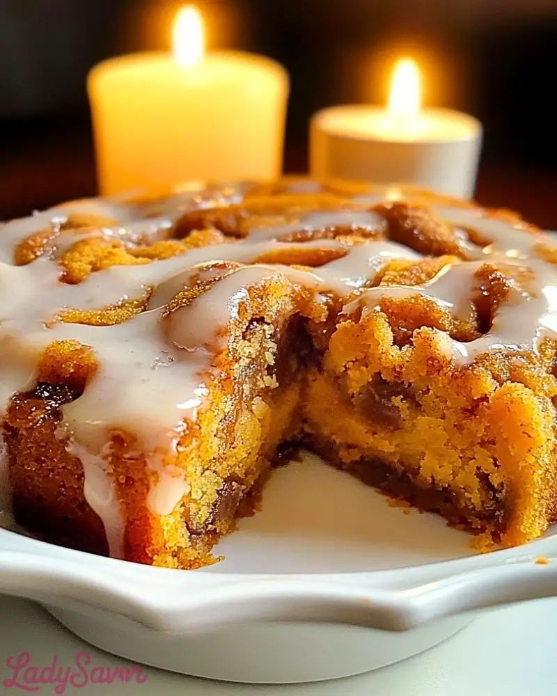 Sweet Potato Cinnamon Roll Cake Sweet Potato Cinnamon Roll Cake