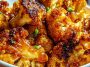 Sweet and Spicy Baked Cauliflower