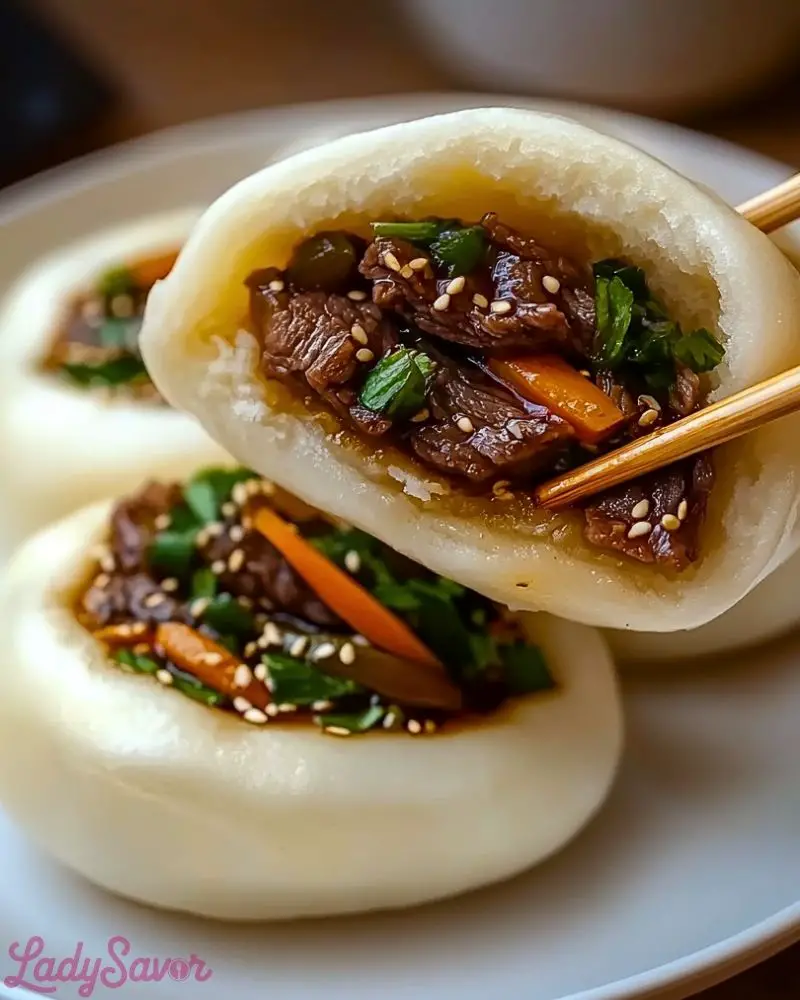 Tender Beef Bao Buns Tender Beef Bao Buns