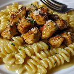 Twisted Pasta with Honey Garlic Chicken and Parmesan Cream Twisted Pasta with Honey Garlic Chicken and Parmesan Cream2
