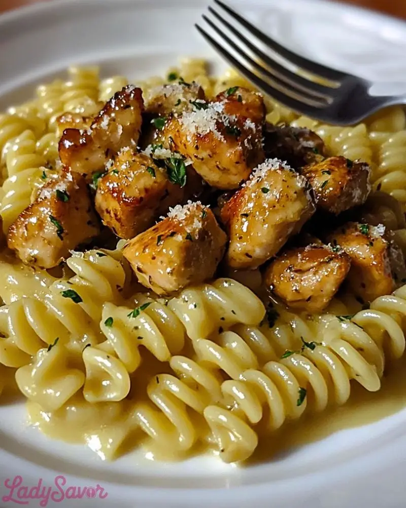 Twisted Pasta with Honey Garlic Chicken and Parmesan Cream Twisted Pasta with Honey Garlic Chicken and Parmesan Cream2