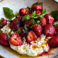 Whipped Feta with Roasted Strawberries