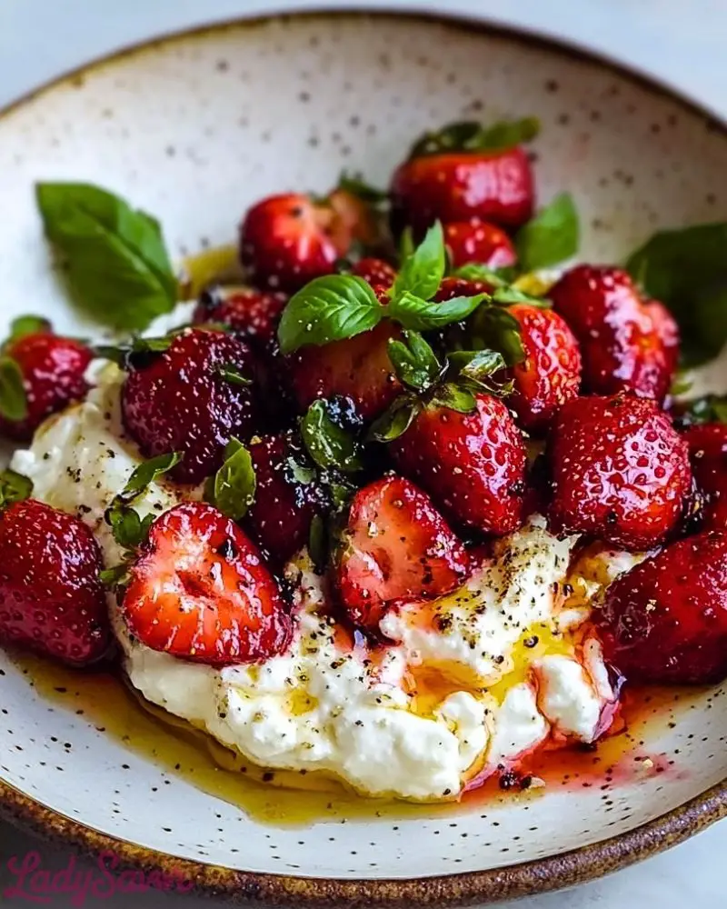 Whipped Feta with Roasted Strawberries Whipped Feta with Roasted Strawberries