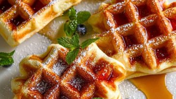 Buttery Belgian Liege Waffles