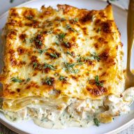 Chicken Alfredo Lasagna