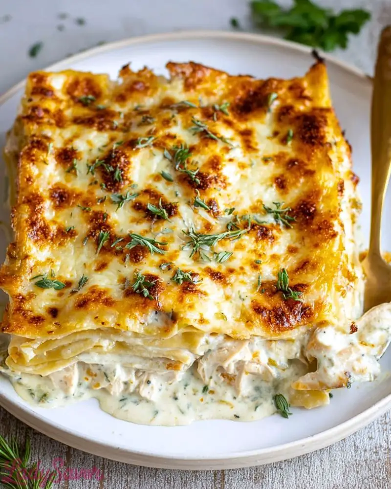 Chicken Alfredo Lasagna Chicken Alfredo Lasagna