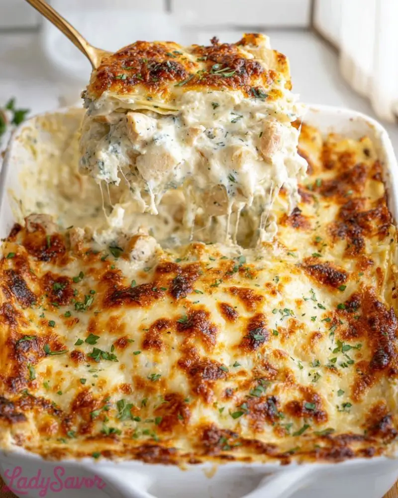 Chicken Alfredo Lasagna Chicken Alfredo Lasagna2
