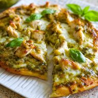 Chicken Pesto Pizza