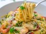 Chicken and Shrimp Carbonara