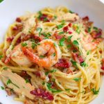Chicken and Shrimp Carbonara2