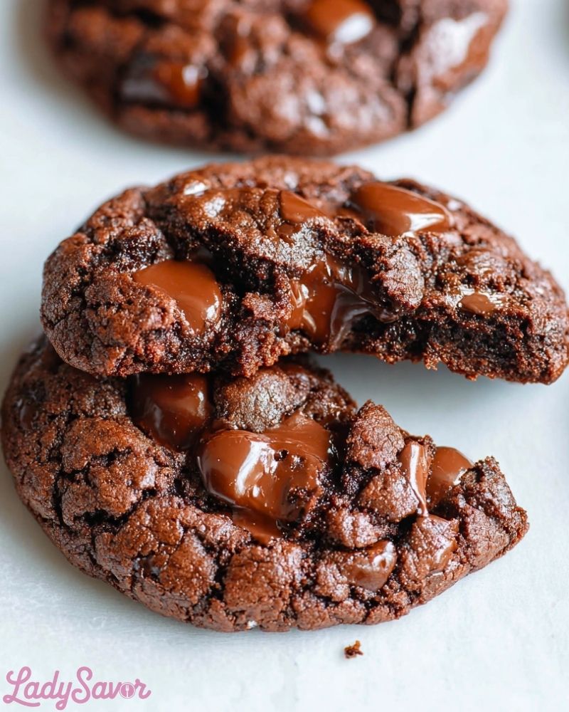 Double Chocolate Cookies Double Chocolate Cookies