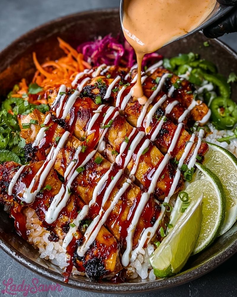 Easy Sweet Chili Chicken Bowl Recipe 1