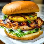 Grilled Hawaiian Chicken Sandwiches Grilled Hawaiian Chicken Sandwiches2