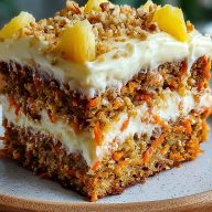 Hawaiian Carrot Pineapple Cake
