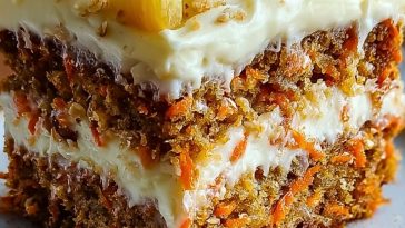 Hawaiian Carrot Pineapple Cake