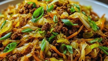 Healthy Chinese Ground Beef Cabbage