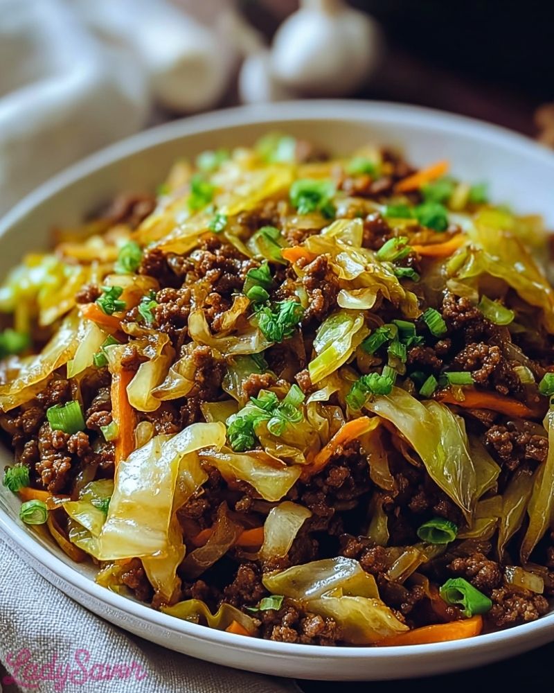 Healthy Chinese Ground Beef Cabbage Healthy Chinese Ground Beef Cabbage2