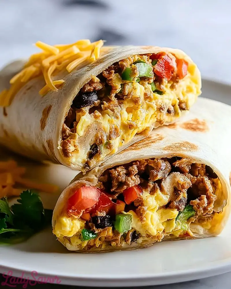 High Protein Breakfast Burritos High Protein Breakfast Burritos