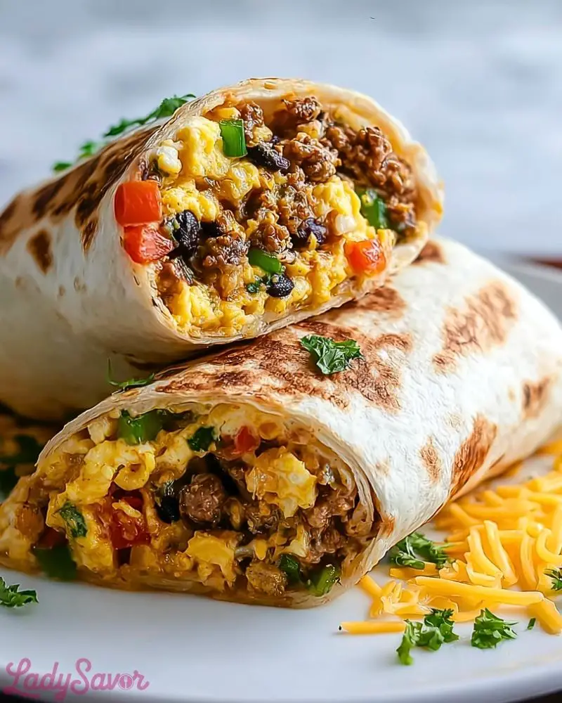 High Protein Breakfast Burritos High Protein Breakfast Burritos2