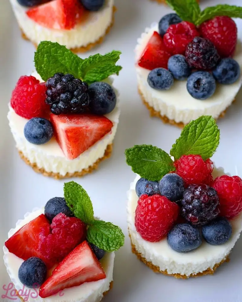 No Bake Mini Cheesecakes No Bake Mini Cheesecakes