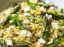 Orzo with Asparagus Feta