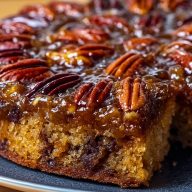 Pecan Upside Down Cake