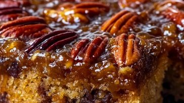 Pecan Upside Down Cake