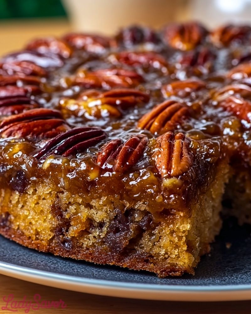 Pecan Upside Down Cake