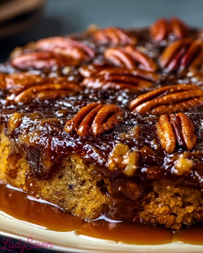 Pecan Upside Down Cake2