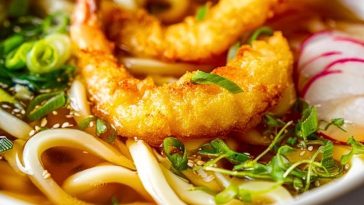 Shrimp Tempura Udon Soup